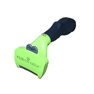 Furminator Short Hair deShedding Tool for Small Dogs, Standard