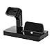 Produktbild HermosaUKnight 2-in-1-Ladestation für Apple-Ladegerät-Halter für iWatch für iPhone 7/6/5-Schwarz