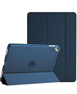 ProCase Coque pour iPad Pro 12.9 2015/2017, 1ère/2ème Génération, A1584/A1652/A1670/A1671/A1821, Housse Étui de Protection avec Support Fonction et Veille/Réveil Automatique pour iPad Pro 12.9-Marine