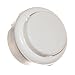 Produktbild 1x 33mm Pinball Button rund Weiß Microswitch Einbau-Taster Neu White Drucktaster Switch rund Flipperautomat Arcade Joy-Button