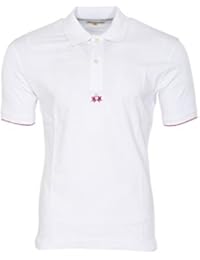 La Martina Polo Poloshirt Hombre Blanco Normal Algodón Casual XXL