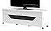 Produktbild Jahnke CU-LIBRE TV 140 HG-WS TV-Lowboard, E1-Holzwerkstoffplatten, beschichtet, hochglanz / weiß, 140 x 40 x 50 cm