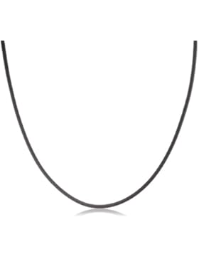 Trollbeads Damen-Halskette, Leder schwarz, ohne Verschluss, 48 cm L3102-50