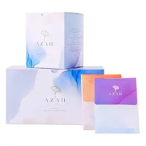 Azah Rash-Free Sanitary Pads for women | Organic Cotton Pads | All Regular : Box of 15 Pads - with Disposable bags | MADE SAFE Certified