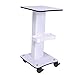 Produktbild Trolleys Schönheitssalon-Instrumentenwagen, Multifunktions-Beauty-Speziallaufkatze, Grundlagewinkel Kleiner Wagen 45 × 38 × 74cm Weiß