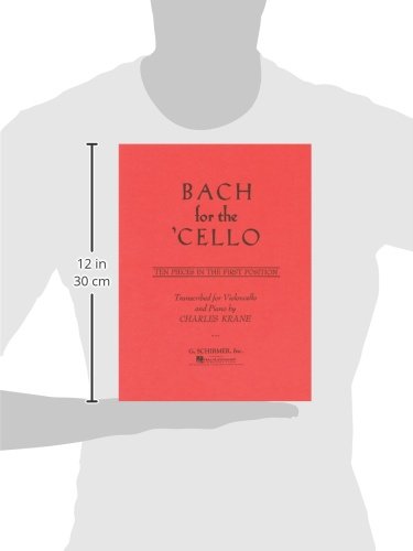 Book's Cover of Bach for the Cello: 10 Easy Pieces in 1st Position