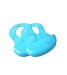 Adjustable Feeding Rubber Pelican Bib -- Blue (2-Pack) -- 6 m+