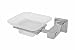Klaxon kristal 101 Stainless Steel Soap Dish (Silver, Chrome Finish) RS.529.00