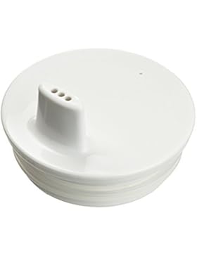 Design Letters - Trinkaufsatz, Deckel für Melamin Becher - Ergänzung zu Melamin Becher - Farbe: weiß