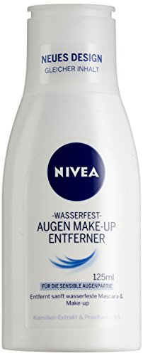 Nivea Augen Make-Up Entferner Balsam wasserfest, 1er Pack (1 x 125 ml)
