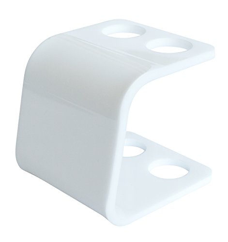 Seemii Zahnbürstenhalter für elektrische Bürstenköpfe – 2 Kopf Halter, Plastik, Weiß - 6