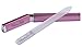 ClassyLady Professional Crystal Glass Nail File with Case - Premium Crystal Glass Finger Nail File Set - Pedicure Fingernail File - Nail Files and Buffers (Rose)
