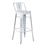 Todo un icono del estilo Industrial y VintageFusión perfecta de diseño y funcionalidadTaburete alto de diseño, ideal para cocinas y zonas de barAporta un plus de confort con la barra reposapiés y su asiento con respaldoEs original, versátil, muy prácticoSoporta más de 150 KgUso exclusivo en interioresPresenta un acabado envejecido