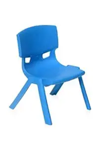 Nilkamal Livshine Intra Strong and Durable Plastic School Study Chair for Kids (Blue, Medium)