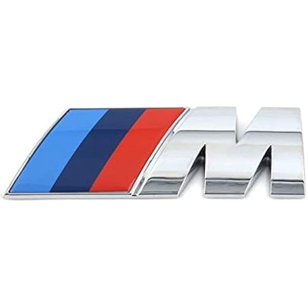 Original BMW M Emblem Logo Mudguard 45 x 15 mm Self-Adhesive