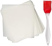 RANUR PHOENIX Butter Paper Sheets and Silicon Brush non stick, Grease Proof Baking Paper, Used in Baking, Cook