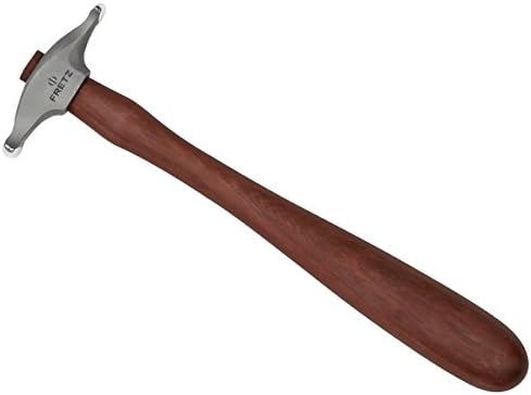 Fretz Jeweller's Rounded Narrow Raising Hammer for Metal Work, Jewellery Making
