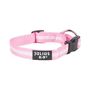 Julius-K9 216HB-IDC-NL-PN Collar de Correas Tubulares IDC, 19 mm x 27-42 cm, Rosa