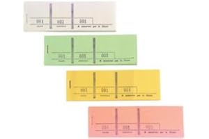 Bloc Vestiaire, Papier microperforé détachable en 3 coupons, 100 feuilles