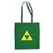 Produktbild Triforce plastisch - SStofftasche / Beutel, Farbe: grün