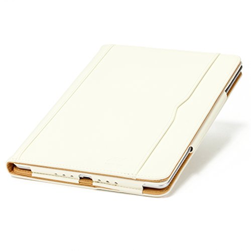 Original Urcover® Tasche Smart Cover iPad Air 2 ( 2014/2015 Version – 6.Generation) Schutz Hülle Case [Sleep / Wake Funktion] und inkl Displayschutzfolie & Zubehör | Weiss - 3