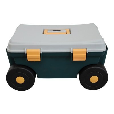 Grafner® Rollsitzwagen Rollsitz Gartenwagen Rollwagen mit großem Staufach und Griff - 2