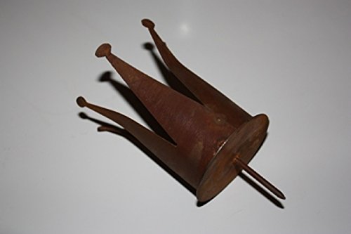 Teelichthalter aus Edelrost / Metall für Advent und Weihnachtsdeko - 3