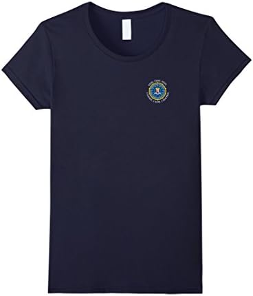 Women's FEDERAL BUREAU OF INVESTIGATION FBI T-SHIRT,  Small Navy