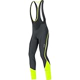 Lieferumfang: 1 GORE BIKE WEAR Herren Rennrad-Hose mit Trägern, OXYGEN Bibtights+, Größe: XL, Farbe: Schwarz/Neon-Gelb (Black/Neon-Yellow), WWOXMP