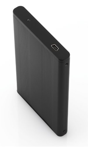 deleyCON USB-Gehäuse, extern – USB 2.0 – Schwarz 2,5 zoll - 3