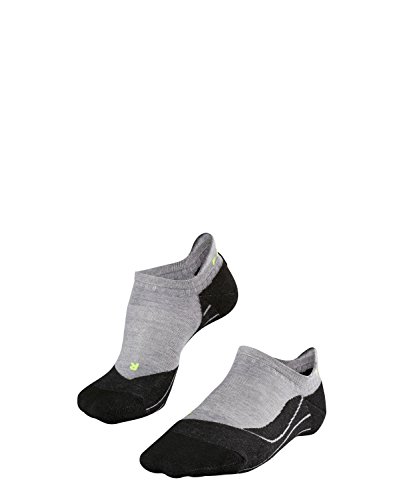 FALKE TK5 Invisible Men Senderismo Calcetín, Primavera/Verano, Hombre, Color Gris Claro, tamaño 42-43
