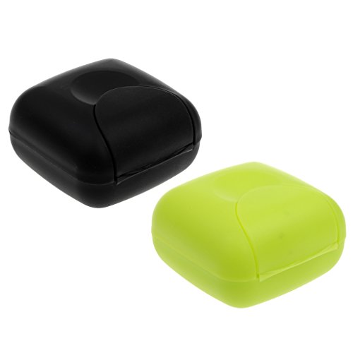 MagiDeal 2 Stück Reisen Camping Zu Hause Seifendose Seifenbox Dusche Badezimmer Seifenschale