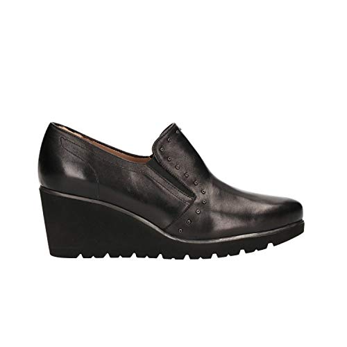 Melluso Mocassini Zeppa Nero Scarpe Donna R45011 37
