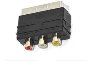 RUITROLIKER 3RCA to Scart Converter Compatible for PS4 TV