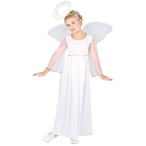 Heavenly Angel with Wings and Halo – Kids Costume 8 – 10 years