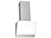Produktbild Gorenje WHI 643 E6XGW Kopffreihaube Edelstahl Weiß Kopffreie Wand-Dunstabzugshaube