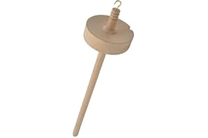 zalati Drop Spindle Top Whorl Strumento da Cucito per Filatura in Legno per Principianti Filatura Fai da Te