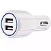 Produktbild WYL Fast Car Charger 3.0 Adapter, Dual USB Port 35W, für Mobile Geräte, kompatibel mit jedem Mobiltelefonmodell,White