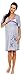 Zeta Ville - Women's Maternity Nursing Nightdress Butterfly Print Gown - 165c (Purple, UK 10)