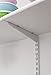 Element System Shelf Brackets, U Profile, Set of 2, 5 Settings, 3 Colours, 18133-00030