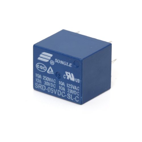 TOOGOO(R) 5 Stueck 5V DC Mini Power Relay PCB Typ Leistungsrelais - 6