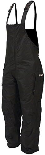 Frogg Toggs Men's Toadskinz Bib Pant, Black, Large