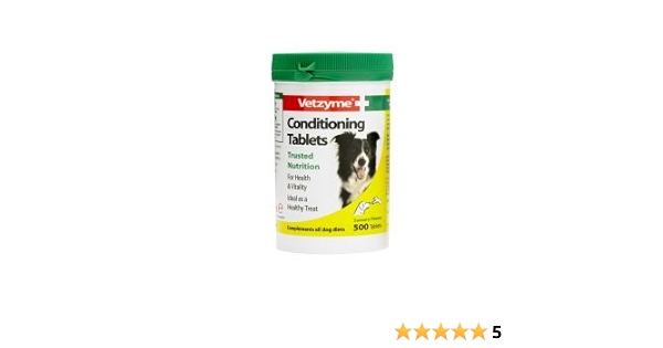 Vetzyme Conditioning Tablets For Dogs 500s Amazon De Pet Supplies
