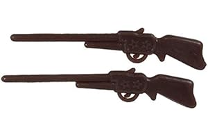 MELODY JANE DOLLS HOUSES Melody Jane Casa de Muñecas Occidental Rifle Pistola Miniatura 1:12 Escala Adorno Accesorio Conjunto de 2