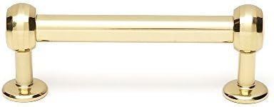 Alno A1175-3-PB Traditional Pulls, Polished Brass by Alno