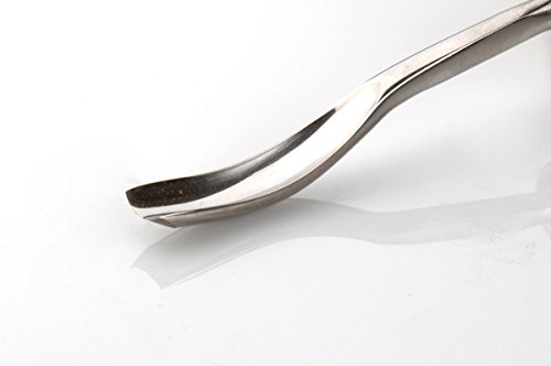 Kirschen Kerbschnitzbeitel mit Birnenheft Stich 10, gekröpft & tiefer Höhlung – 10mm - 2