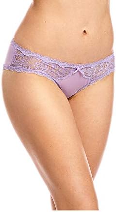 Dobreva Women's 2 Pack Basic Stretchy Lace Bikini Panties Briefs