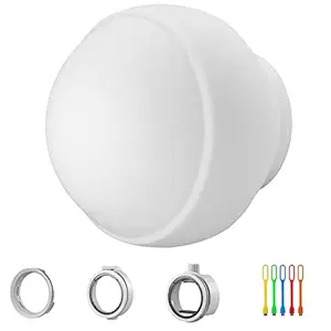 Godox ML-CD15 Diffusion Dome Flash Diffuser Modifier, Collapsible Soft Light Diffuser with 3 adapters for AD200 AD200Pro V1 TT685 V860III TT600 AD300Pro AD400PRO Speedlight,ML30 ML60 Video Lights