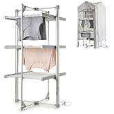 Dry:Soon Mini 3-Tier Heated Clothes Airer and Cover Offer Bundle