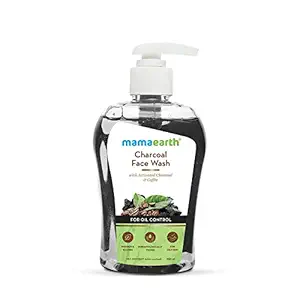 Mamaearth Charcoal Face Wash with Activated Charcoal & Coffee for Oil Control (250)